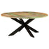Rustika Rowe - Dining Table Round 175x75 cm Solid Reclaimed Wood
