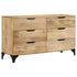 Rustika Rowe - Drawer Cabinet Solid Mango Wood 140x45x80 cm