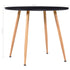 Swen Studio - 3 Piece Dining Set Plastic White