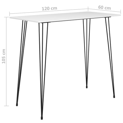Swen Studio - 5 Piece Bar Set White and Black