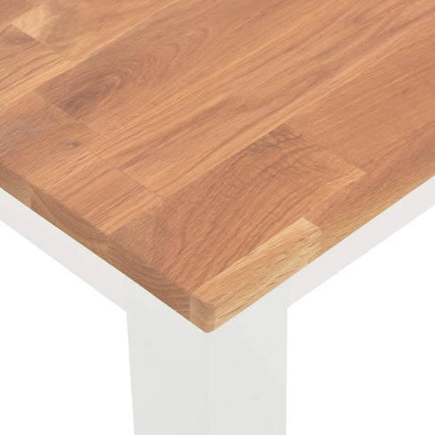 Maison Madeleine - 5 Piece Dining Set Solid Oak Wood