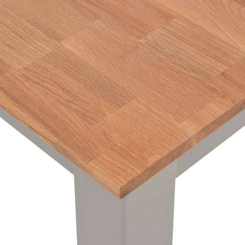 Maison Madeleine - 7 Piece Dining Set Solid Oak Wood