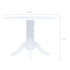 Maison Madeleine - 5 Piece Dining Set Solid Rubber Wood White