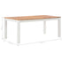 Maison Madeleine - 7 Piece Dining Set Solid Oak Wood