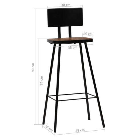 Swen Studio - 5 Piece Bar Set Black
