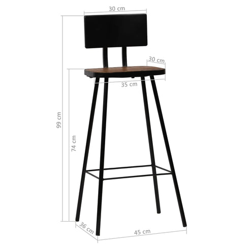 Swen Studio - 5 Piece Bar Set White
