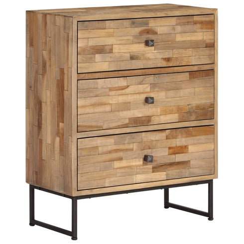 Rustika Rowe - Sideboard Set 3 Pieces Reclaimed Teak Wood