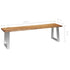 Rustika Rowe - 3 Piece Dining Set Solid Acacia Wood Brown