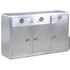 Rustika Rowe - Aviator Sideboard 3 Drawers Vintage Aircraft Airman Aluminium