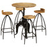 Rustika Rowe - Bar Set 5 Pieces Solid Mango Wood