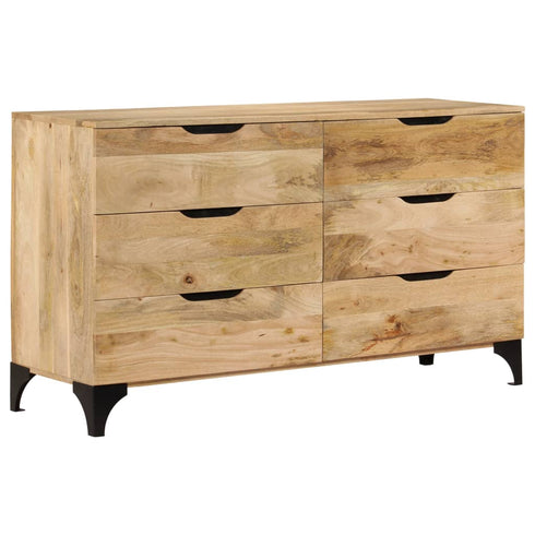 Rustika Rowe - Drawer Cabinet Solid Mango Wood 140x45x80 cm