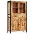 Rustika Rowe - Highboard 100x40x175 cm Solid Mango Wood