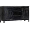 Rustika Rowe - Sideboard Black 147x40x80 cm Solid Mango Wood