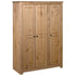 Maison Madeleine - 3Door Wardrobe 118x50x171.5 cm Pine Panama Range