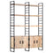 Rustika Rowe - 4Tier Bookcase 124x30x180 cm Solid Mango Wood