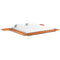 Aki Kagu - Japanese Futon Bed Frame Solid Acacia Wood 200x200 cm