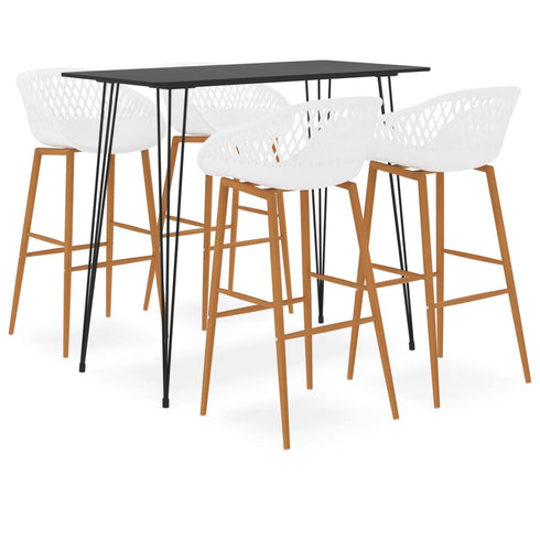 Swen Studio - 5 Piece Bar Set Black and White