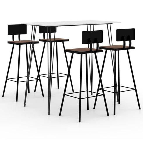 Swen Studio - 5 Piece Bar Set White