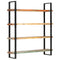 Rustika Rowe - 4-Tier Bookcase 160x40x180 cm Solid Reclaimed Wood