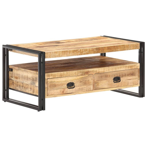 Rustika Rowe - Coffee Table 100x55x45 cm Rough Mango Wood