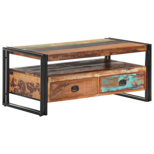 Rustika Rowe - Coffee Table 100x55x45 cm Solid Reclaimed Wood
