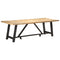 Rustika Rowe - Dining Table 240x100x76 cm Rough Mango Wood