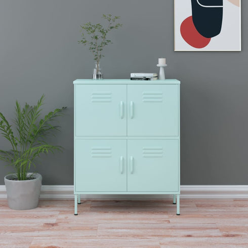 Lady Jillian - Storage Cabinet Mint 80x35x101,5 cm Steel - Model 1