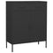 Lady Jillian - Storage Cabinet Anthracite 80x35x101,5 cm Steel - Model 2