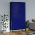Lady Jillian - Wardrobe Navy Blue 90x50x180 cm Steel
