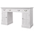 Maison Madeleine - Double Pedestal Desk White 140x48x80 cm