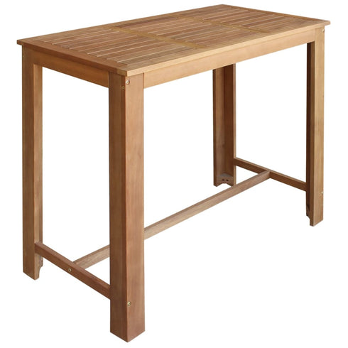 Maison Madeleine - Bar Table and Chair Set 5 Pieces Solid Acacia Wood