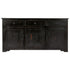 Rustika Rowe - Sideboard Black 160x40x80 cm Solid Mango Wood