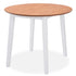Maison Madeleine - Dining Set 5 Pieces MDF and Rubberwood White