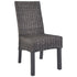 Swen Studio - Dining Chairs 6 pcs Brown Kubu Rattan and Mango Wood (3x246655)