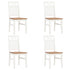 Maison Madeleine - 5 Piece Dining Set Solid Oak Wood
