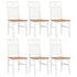 Maison Madeleine - 7 Piece Dining Set Solid Oak Wood