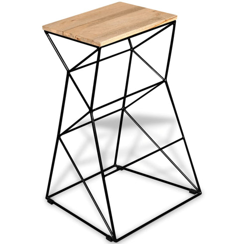 Swen Studio - Bar Stools 4 pcs Solid Mango Wood