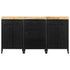 Rustika Rowe - Sideboard with 3 Drawers and 4 Doors Rough Mango Wood (2x323575+323576)