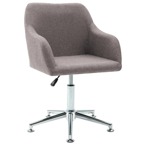Swen Studio - Swivel Dining Chairs 6 pcs Taupe Fabric (UK/IE/FI/NO only) (6x331507)