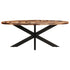 Rustika Rowe - Dining Table Oval 200x100x75cm Acacia Wood with Sheesham Finish