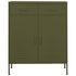 Lady Jillian - Storage Cabinet Olive Green 80x35x101,5 cm Steel - Model 2