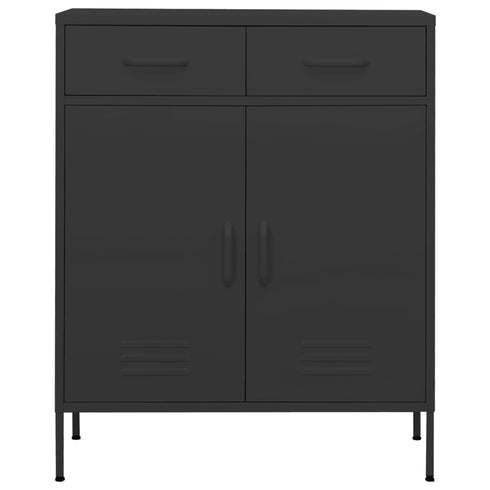 Lady Jillian - Storage Cabinet Anthracite 80x35x101,5 cm Steel - Model 2