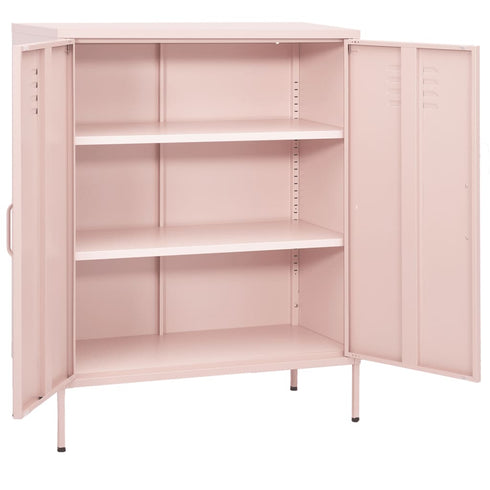 Lady Jillian - Storage Cabinet Pink 80x35x101,5 cm Steel - Model 3