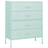 Lady Jillian - Chest of Drawers Mint 80x35x101,5 cm Steel