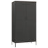 Lady Jillian - Wardrobe Anthracite 90x50x180 cm Steel