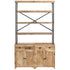 Rustika Rowe - Sideboard with Shelves Solid Mango Wood 120x35x200 cm