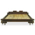Aki Kagu - Bed Frame Dark Brown Bamboo 180x200 cm 6FT Super King