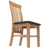 Swen Studio - Dining Chairs 6 pcs Solid Oak Wood and Faux Leather