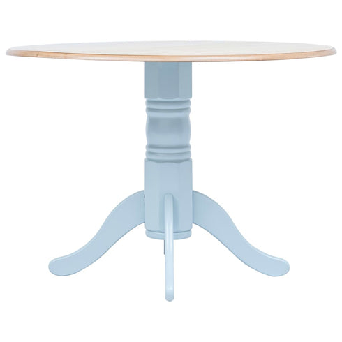 Maison Madeleine - 5 Piece Dining Set Solid Rubber Wood Grey and Brown