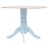 Maison Madeleine - 5 Piece Dining Set Solid Rubber Wood Grey and Brown